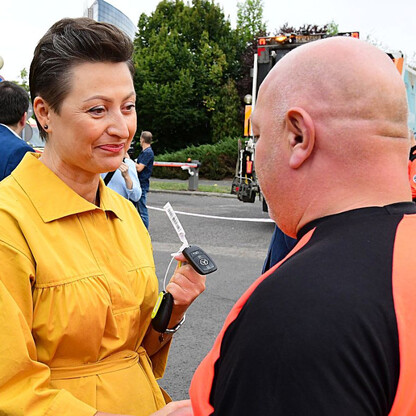 Nowe karetki dla WPR w Katowicach. fot. Patryk Pyrlik / UMWS