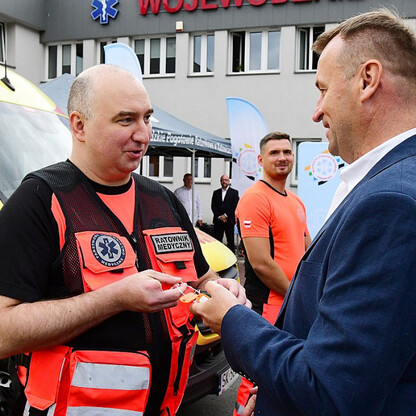 Nowe karetki dla WPR w Katowicach. fot. Patryk Pyrlik / UMWS