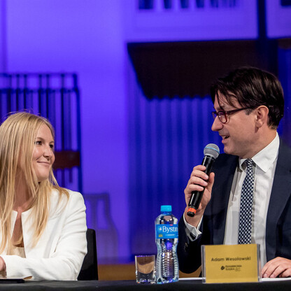 Konferencja prasowa przed rozpoczęciem nowego sezonu  Filharmonii Śląskiej. fot. Tomasz Żak / UMWS