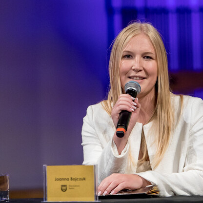 Konferencja prasowa przed rozpoczęciem nowego sezonu  Filharmonii Śląskiej. fot. Tomasz Żak / UMWS