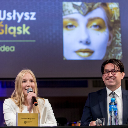 Konferencja prasowa przed rozpoczęciem nowego sezonu  Filharmonii Śląskiej. fot. Tomasz Żak / UMWS