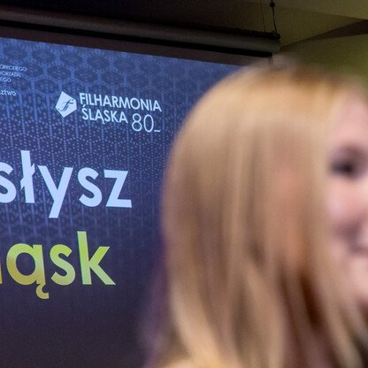 Konferencja prasowa przed rozpoczęciem nowego sezonu  Filharmonii Śląskiej. fot. Tomasz Żak / UMWS