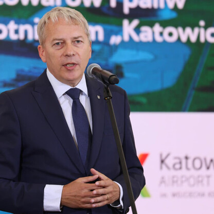 Airport Katowice z multimodalnym węzłem przeładunkowym . fot. Andrzej Grygiel / UMWS