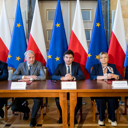 Szpital kliniczny w Gliwicach. Podpisanie listu intencyjnego. fot. Tomasz Żak / UMWS