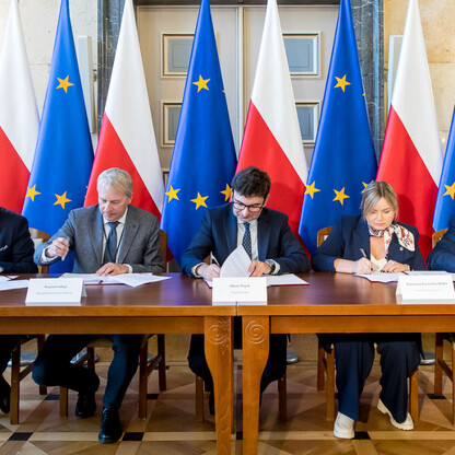 Szpital kliniczny w Gliwicach. Podpisanie listu intencyjnego. fot. Tomasz Żak / UMWS