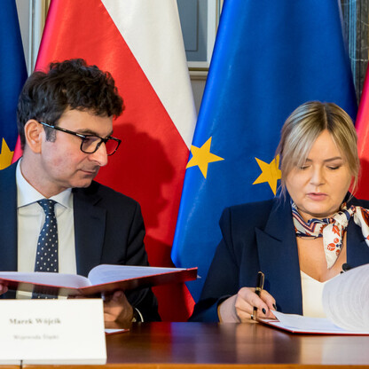 Szpital kliniczny w Gliwicach. Podpisanie listu intencyjnego. fot. Tomasz Żak / UMWS