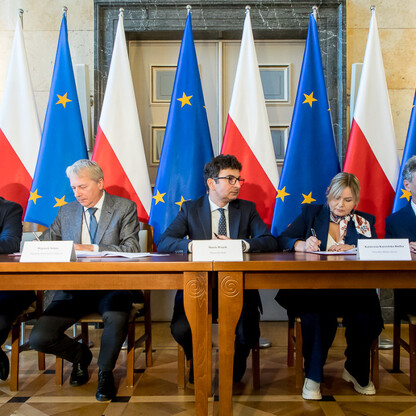 Szpital kliniczny w Gliwicach. Podpisanie listu intencyjnego. fot. Tomasz Żak / UMWS