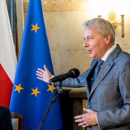 Szpital kliniczny w Gliwicach. Podpisanie listu intencyjnego. fot. Tomasz Żak / UMWS