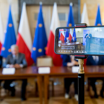 Szpital kliniczny w Gliwicach. Podpisanie listu intencyjnego. fot. Tomasz Żak / UMWS