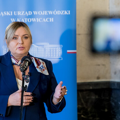 Szpital kliniczny w Gliwicach. Podpisanie listu intencyjnego. fot. Tomasz Żak / UMWS