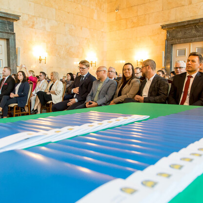 Wręczenie listów gratulacyjnych dla działania 07.02 Aktywna Integracja. fot. Tomasz Żak / UMWS