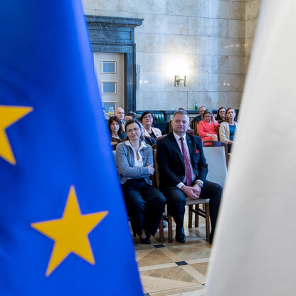 Wręczenie listów gratulacyjnych dla działania 07.02 Aktywna Integracja. fot. Tomasz Żak / UMWS