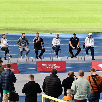 Silesia Marathon - konferencja prasowa. fot. Patryk Pyrlik / UMWS