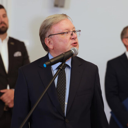 Podpisanie umowy na przebudowę skrzyżowania DW 934 z DK 44. fot. Andrzej Grygiel / UMWS