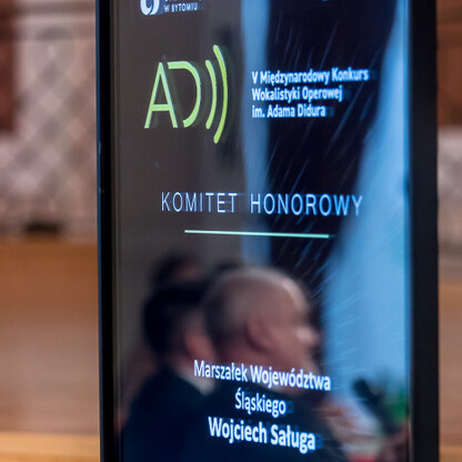Konferencja prasowa dot. V Międzynarodowego Konkursu Wokalistyki Operowej im. Adama Didura . fot. Tomasz Żak / UMWS