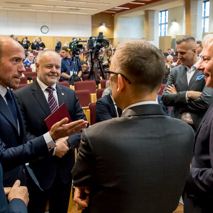 Inauguracja roku akademickiego 2024/2025 na Uniwersytecie Ekonomicznym w Katowicach. fot. Tomasz Żak / UMWS