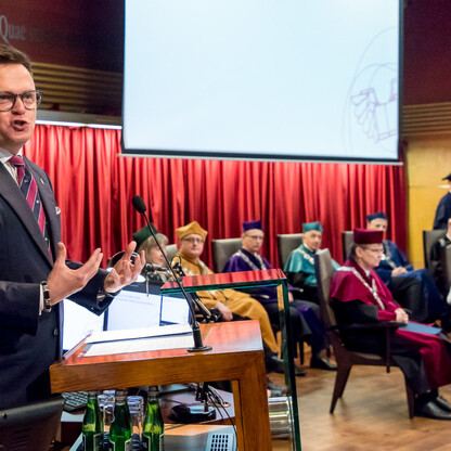 Inauguracja roku akademickiego 2024/2025 na Uniwersytecie Ekonomicznym w Katowicach. fot. Tomasz Żak / UMWS