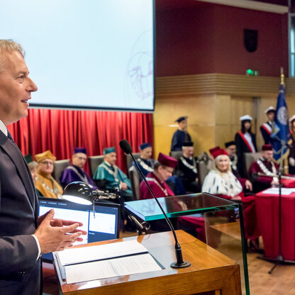 Inauguracja roku akademickiego 2024/2025 na Uniwersytecie Ekonomicznym w Katowicach. fot. Tomasz Żak / UMWS