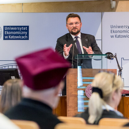 Inauguracja roku akademickiego 2024/2025 na Uniwersytecie Ekonomicznym w Katowicach. fot. Tomasz Żak / UMWS