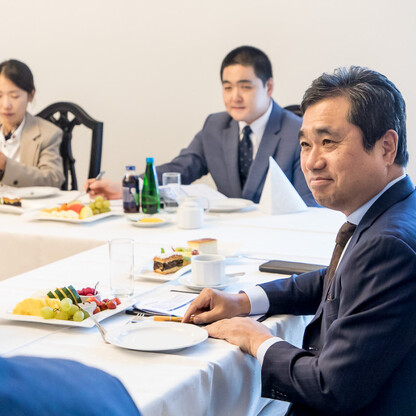 Spotkanie z ambasadorem Republiki Korei w Polsce. fot. Tomasz Żak / UMWS