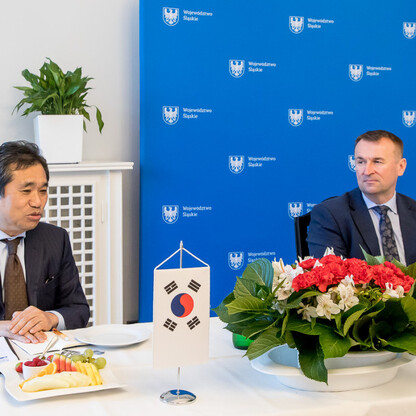 Spotkanie z ambasadorem Republiki Korei w Polsce. fot. Tomasz Żak / UMWS