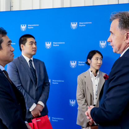 Spotkanie z ambasadorem Republiki Korei w Polsce. fot. Tomasz Żak / UMWS