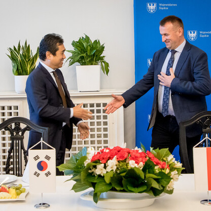 Spotkanie z ambasadorem Republiki Korei w Polsce. fot. Tomasz Żak / UMWS