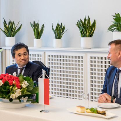 Spotkanie z ambasadorem Republiki Korei w Polsce. fot. Tomasz Żak / UMWS
