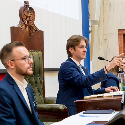III sesja Młodzieżowego Sejmiku Województwa Śląskiego. fot. Tomasz Żak / UMWS