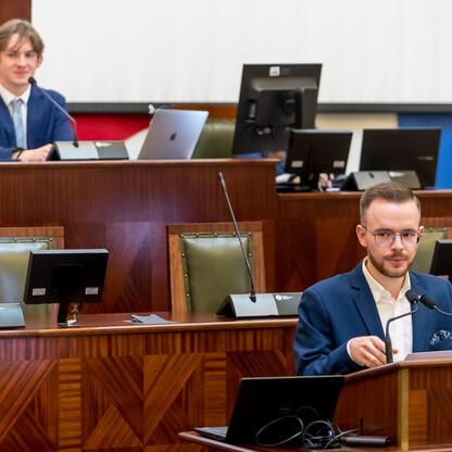 III sesja Młodzieżowego Sejmiku Województwa Śląskiego. fot. Tomasz Żak / UMWS
