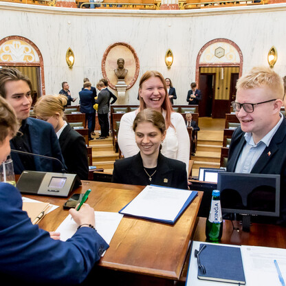 III sesja Młodzieżowego Sejmiku Województwa Śląskiego. fot. Tomasz Żak / UMWS