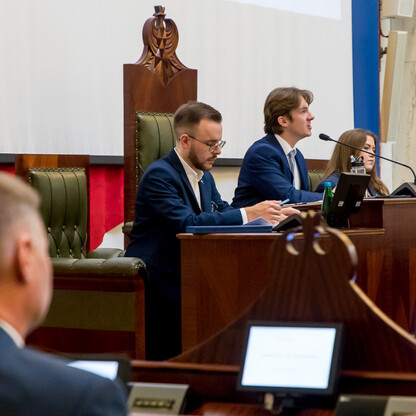 III sesja Młodzieżowego Sejmiku Województwa Śląskiego. fot. Tomasz Żak / UMWS