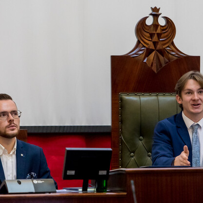 III sesja Młodzieżowego Sejmiku Województwa Śląskiego. fot. Tomasz Żak / UMWS