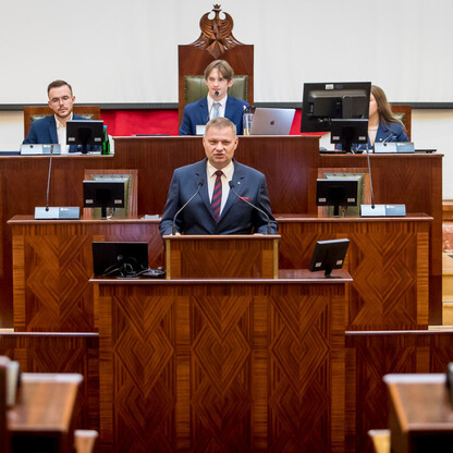 III sesja Młodzieżowego Sejmiku Województwa Śląskiego. fot. Tomasz Żak / UMWS