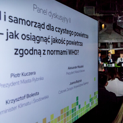 Konferencja „Polska na drodze do czystego powietrza – sukcesy i wyzwania”. fot. Tomasz Żak / UMWS