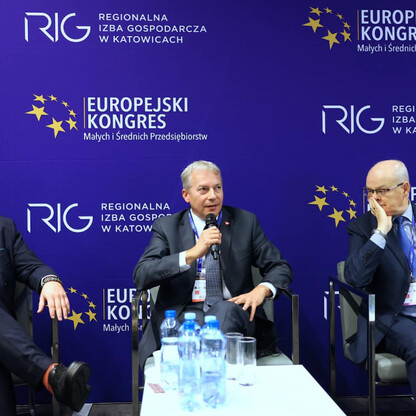 Panel w ramach Europejskiego Kongresu MSP. fot. Andrzej Grygiel / UMWS