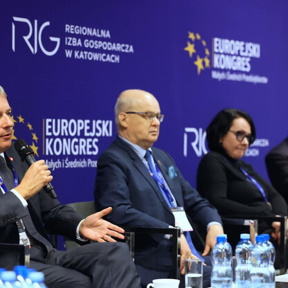Panel w ramach Europejskiego Kongresu MSP. fot. Andrzej Grygiel / UMWS