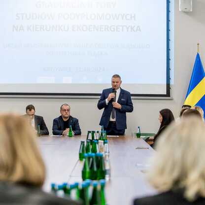 Graduacja drugiej tury studiów podyplomowych na kierunku EkoEnergetyka. fot. Tomasz Żak / UMWS