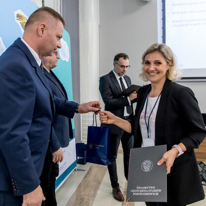 Graduacja drugiej tury studiów podyplomowych na kierunku EkoEnergetyka. fot. Tomasz Żak / UMWS