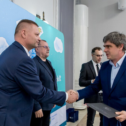 Graduacja drugiej tury studiów podyplomowych na kierunku EkoEnergetyka. fot. Tomasz Żak / UMWS