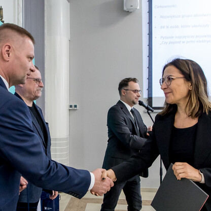 Graduacja drugiej tury studiów podyplomowych na kierunku EkoEnergetyka. fot. Tomasz Żak / UMWS