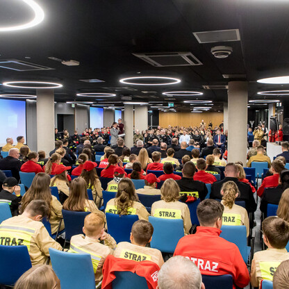 II Kongres Rozwojowy Młodzieżowych Drużyn Pożarniczych Województwa Śląskiego. fot. Tomasz Żak / UMWS