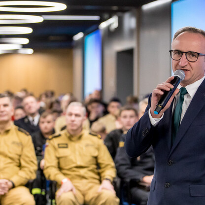 II Kongres Rozwojowy Młodzieżowych Drużyn Pożarniczych Województwa Śląskiego. fot. Tomasz Żak / UMWS