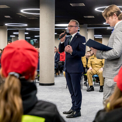 II Kongres Rozwojowy Młodzieżowych Drużyn Pożarniczych Województwa Śląskiego. fot. Tomasz Żak / UMWS