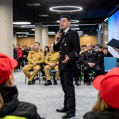 II Kongres Rozwojowy Młodzieżowych Drużyn Pożarniczych Województwa Śląskiego. fot. Tomasz Żak / UMWS