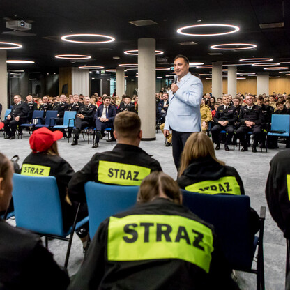 II Kongres Rozwojowy Młodzieżowych Drużyn Pożarniczych Województwa Śląskiego. fot. Tomasz Żak / UMWS