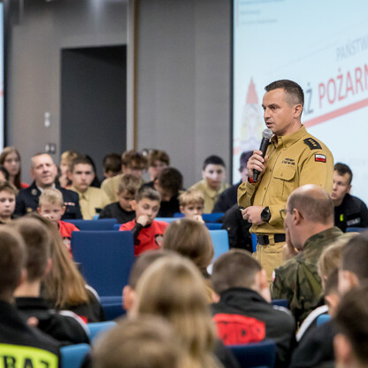 II Kongres Rozwojowy Młodzieżowych Drużyn Pożarniczych Województwa Śląskiego. fot. Tomasz Żak / UMWS