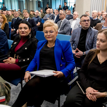 Konferencja „Obrona cywilna w praktyce. Jak zbudować tarczę obywatelską?” fot. Tomasz Żak / UMWS