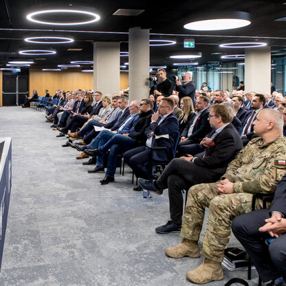 Konferencja „Obrona cywilna w praktyce. Jak zbudować tarczę obywatelską?” fot. Tomasz Żak / UMWS