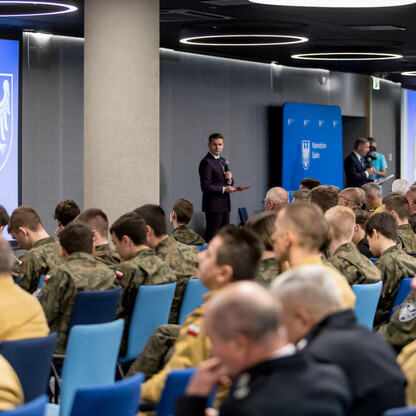 Konferencja „Obrona cywilna w praktyce. Jak zbudować tarczę obywatelską?” fot. Tomasz Żak / UMWS